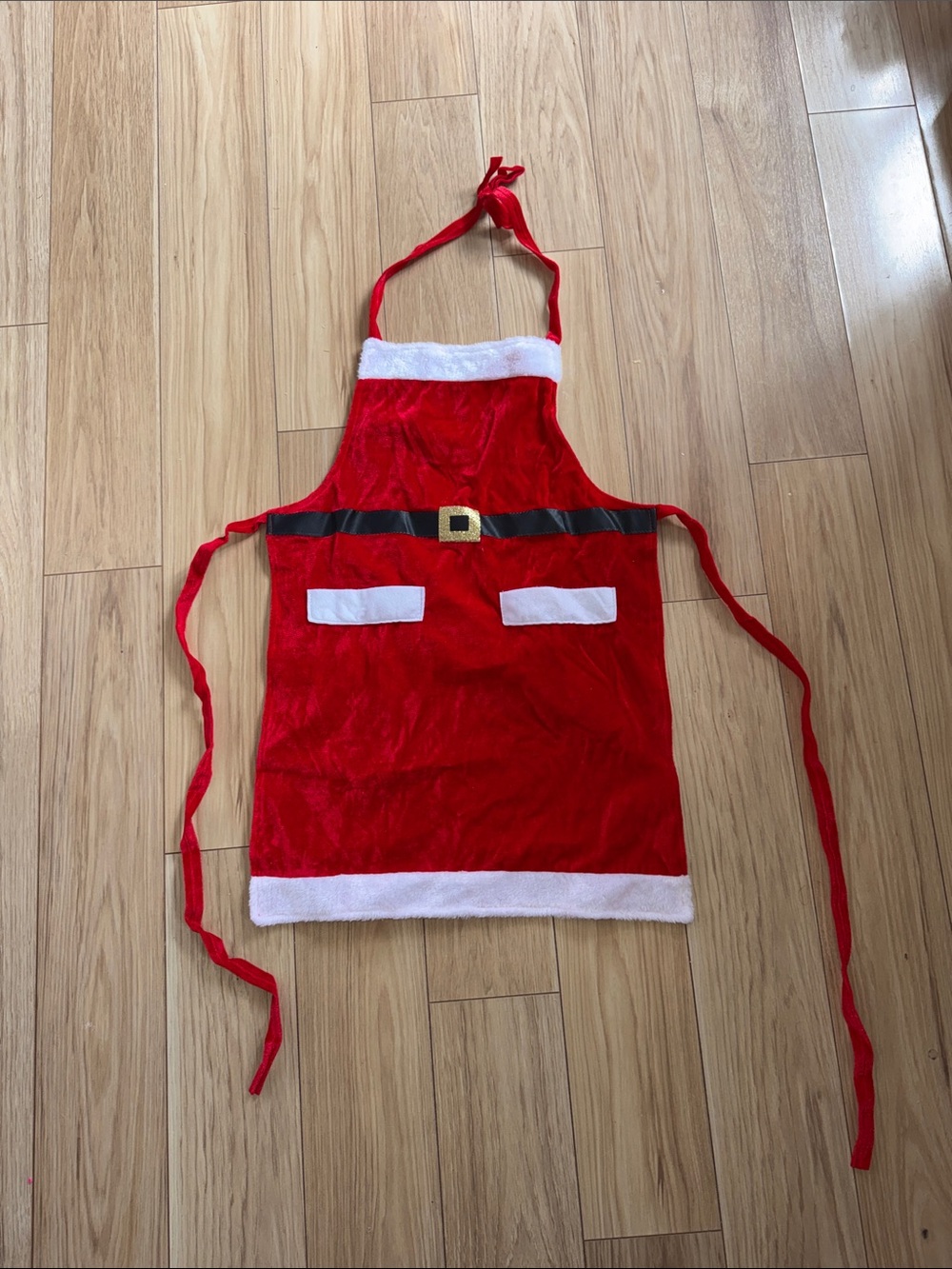 Santa Apron - Red